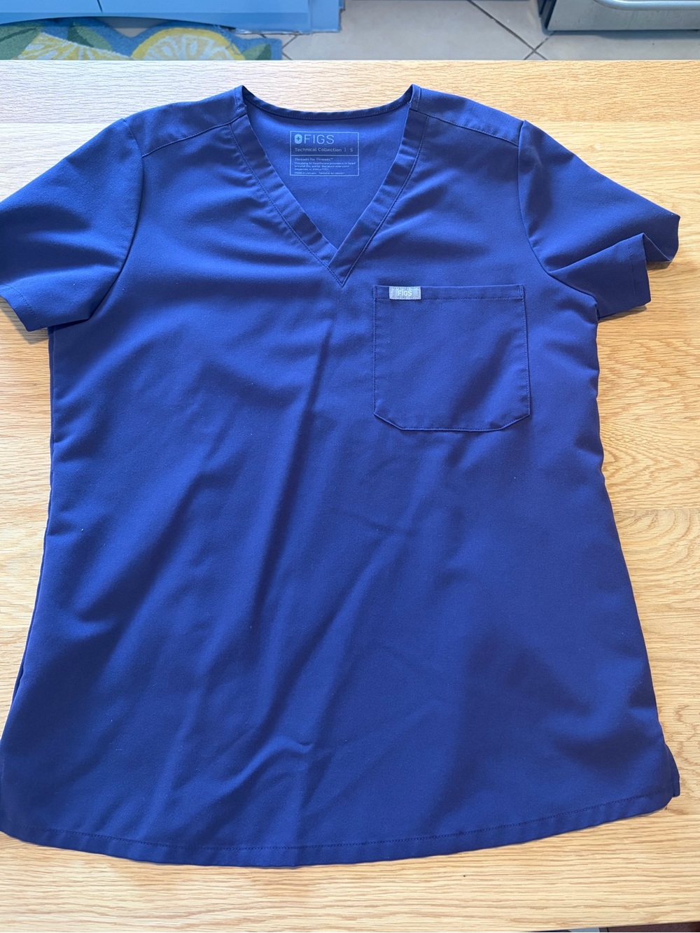 FIGS Small Catarina scrub top - purple